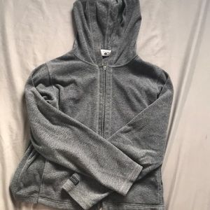 grey columbia zip up